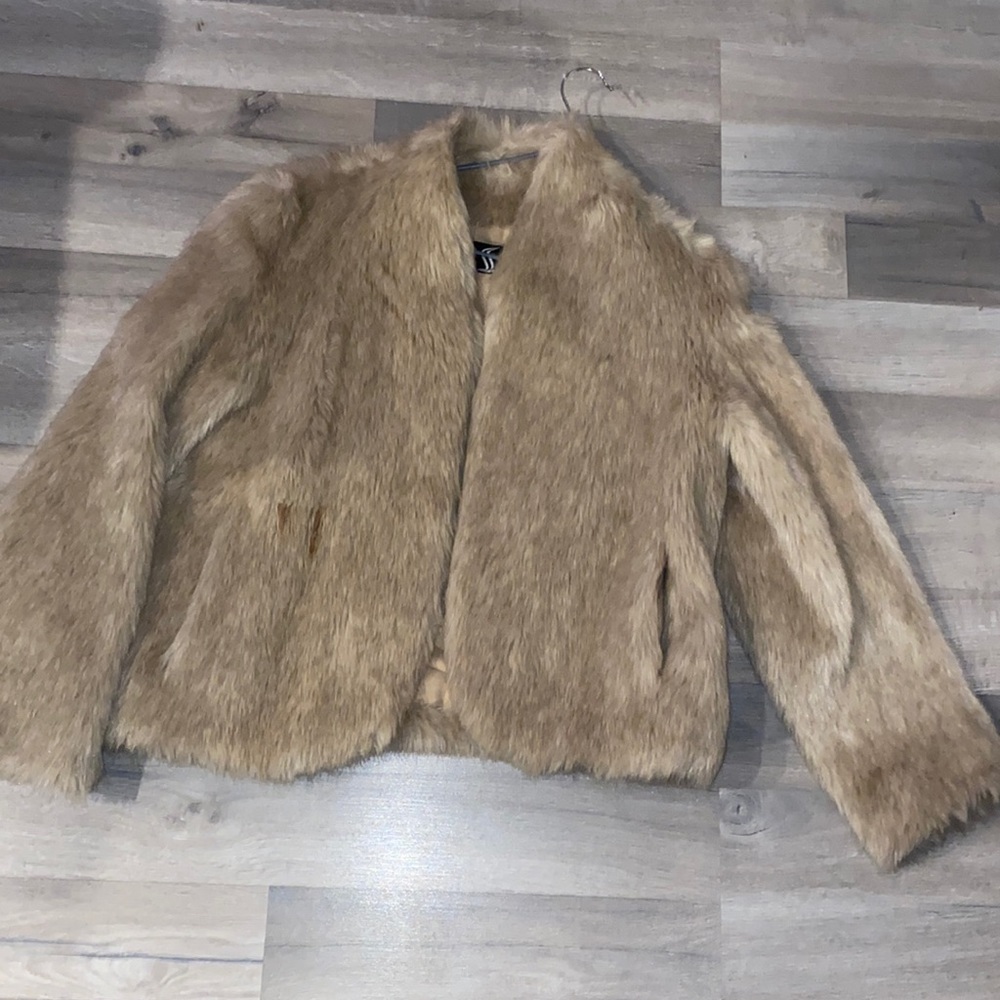Vintage faux fur vest